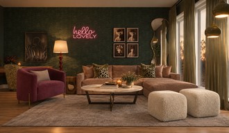 Eclectic, Artful Eclectic Living Room by Havenly Interior Designer Sofia