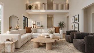 Modern, Classic, Traditional, Warm Transitional Living Room by Havenly Interior Designer Cami