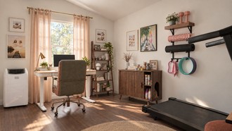 Bohemian Office by Havenly Interior Designer Mariana