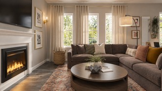 Eclectic Living Room by Havenly Interior Designer Veronica