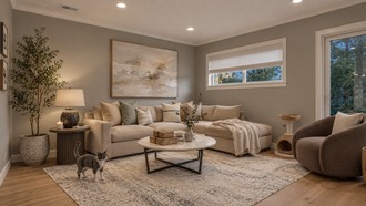 Contemporary, Modern, Organic Modern Living Room by Havenly Interior Designer Emilee