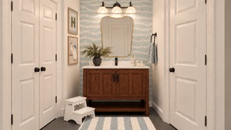 Transitional Bathroom by Havenly Interior Designer Malena