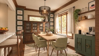 Midcentury Modern Dining Room by Havenly Interior Designer Katherin
