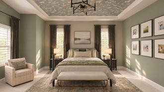 Warm Transitional, Traditional Charm Bedroom by Havenly Interior Designer Ariel