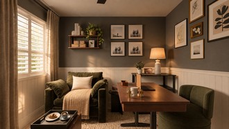 Organic Modern Office by Havenly Interior Designer Ariel