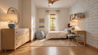 Bohemian, Midcentury Modern Bedroom by Havenly Interior Designer Ivan