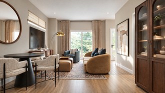 Modern, Eclectic, Transitional Living Room by Havenly Interior Designer Gabriela