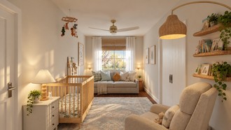 Coastal, New Classic, Traditional Charm Nursery by Havenly Interior Designer Diogo