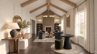 Transitional Living Room by Havenly Interior Designer Malena