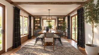 Farmhouse, Rustic, Country, Warm Transitional, Modern Cottage, Traditional Charm Dining Room by Havenly Interior Designer Jess