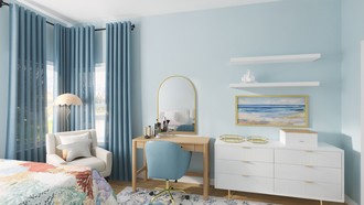 Coastal Bedroom by Havenly Interior Designer Rachel