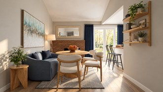 Transitional Dining Room by Havenly Interior Designer Luis