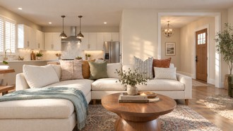 California Cool, Warm Transitional, Classic Coastal Living Room by Havenly Interior Designer Jess