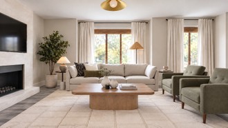 Transitional Living Room by Havenly Interior Designer Sarah