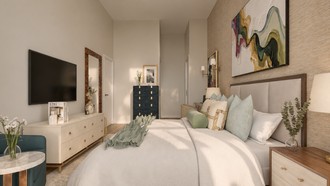 Glam, Artful Eclectic Not Sure Yet by Havenly Interior Designer Ivanna