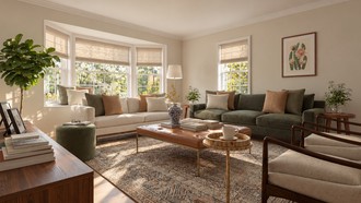 Midcentury Modern Living Room by Havenly Interior Designer Luis