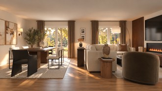 Organic Modern Living Room by Havenly Interior Designer Ivanna