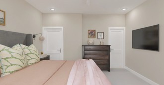 Modern Cottage, Traditional Charm Bedroom by Havenly Interior Designer Candice