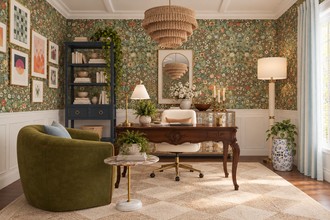 Modern, Classic, Vintage, Warm Transitional, Modern Cottage, Traditional Charm Office by Havenly Interior Designer Emerie