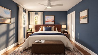 Midcentury Scandi, Organic Modern Bedroom by Havenly Interior Designer Candida