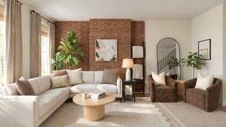 Organic Modern Living Room by Havenly Interior Designer Ariel