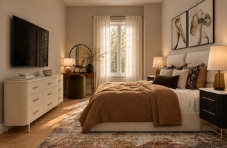 Organic Modern Bedroom by Havenly Interior Designer Alejandra