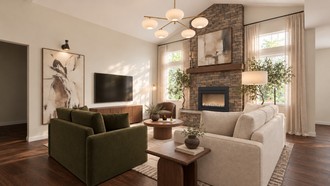 Organic Modern Living Room by Havenly Interior Designer Malena