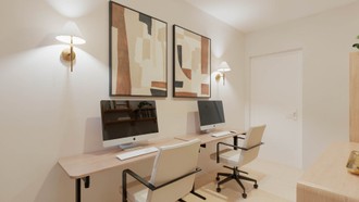 Modern, Scandinavian Office by Havenly Interior Designer Agus