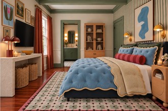 Modern, Classic, Vintage, Modern Cottage, Artful Eclectic Bedroom by Havenly Interior Designer Emerie