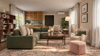 Midcentury Modern Living Room by Havenly Interior Designer Katherin