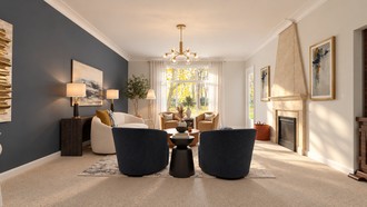 Contemporary, Modern, Classic, Transitional, Inspired Modern, Contemporary Luxe, New Classic Living Room by Havenly Interior Designer Ivanna