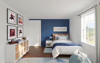 Midcentury Scandi Bedroom by Havenly Interior Designer Maria
