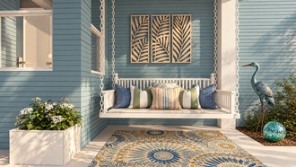 Classic Coastal Outdoor Space by Havenly Interior Designer Erin