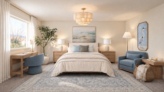 Classic Coastal Bedroom by Havenly Interior Designer Malena