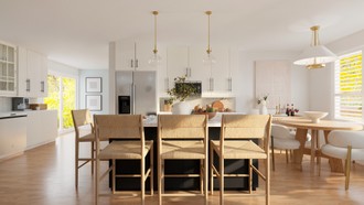 Contemporary, Coastal Kitchen by Havenly Interior Designer Lilia