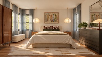 Contemporary, Eclectic Bedroom by Havenly Interior Designer Camila