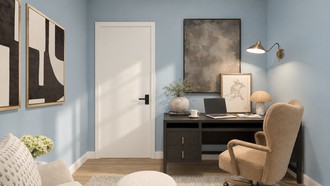 Transitional Office by Havenly Interior Designer Emilee
