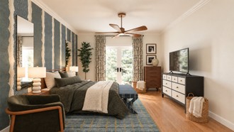 Artful Eclectic Bedroom by Havenly Interior Designer Malena