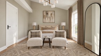 Contemporary, Eclectic, Glam, Contemporary Luxe Bedroom by Havenly Interior Designer Gabriela