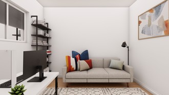 Modern, Midcentury Modern Office by Havenly Interior Designer Clara