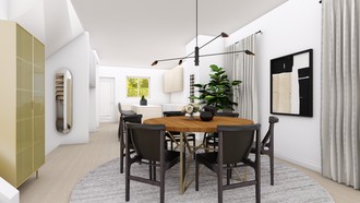 Contemporary, Modern, Glam Dining Room by Havenly Interior Designer Estefania