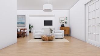 Eclectic, Midcentury Modern Living Room by Havenly Interior Designer Lorine