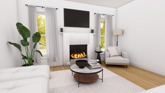 Contemporary, Scandinavian Living Room by Havenly Interior Designer Clara