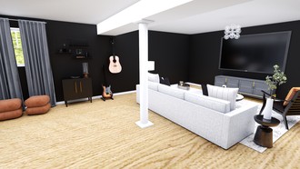 Contemporary, Modern, Midcentury Modern, Minimal Living Room by Havenly Interior Designer Romina