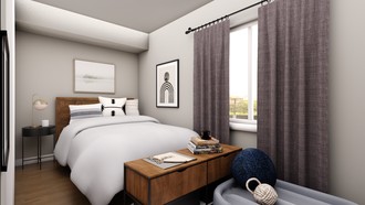 Industrial, Midcentury Modern Bedroom by Havenly Interior Designer Laura
