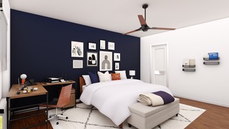 Transitional, Midcentury Modern Bedroom by Havenly Interior Designer Laura