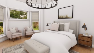 Midcentury Modern, Scandinavian Bedroom by Havenly Interior Designer Alexandra