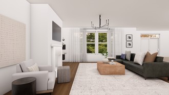 Modern, Midcentury Modern, Minimal, Scandinavian Living Room by Havenly Interior Designer Alexandra