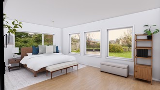 Midcentury Modern Bedroom by Havenly Interior Designer Candela