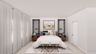 Midcentury Modern, Scandinavian Bedroom by Havenly Interior Designer Myrlene
